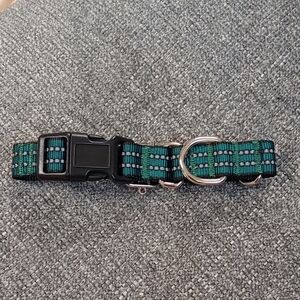 Green and Black Dog Collar